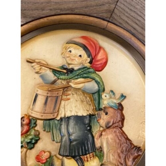 Anri THE DRUMMER 1979 Framed Christmas Plate Ferrandiz Italy numbered 1233/4000 - Picture 4 of 4
